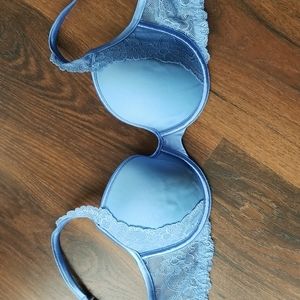 Victoria's secret, blue, lace bra, size 36c